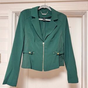 White House Black Market Green Blazer